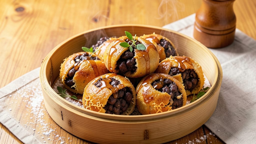 Black Bean Hopia Recipe: Crispy Tortilla Crowns Over Sweet Cheese Bliss