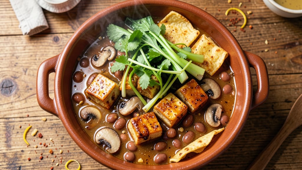 Bean Hot Pot Recipe: Smoky Tortilla-Crusted Comfort in One Bowl
