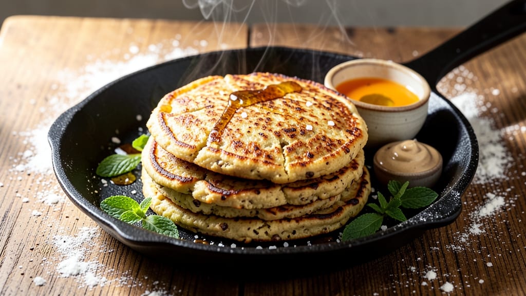 Bean Pancakes Recipe: Fluffy Tortilla Stacks With Spiced Bean Magic
