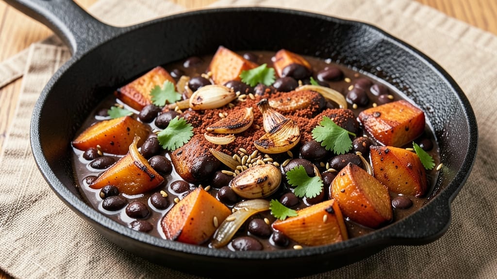 Black Bean and Sweet Potato Chilli Recipe: Smoky Spice and Sweet Potato Harmony