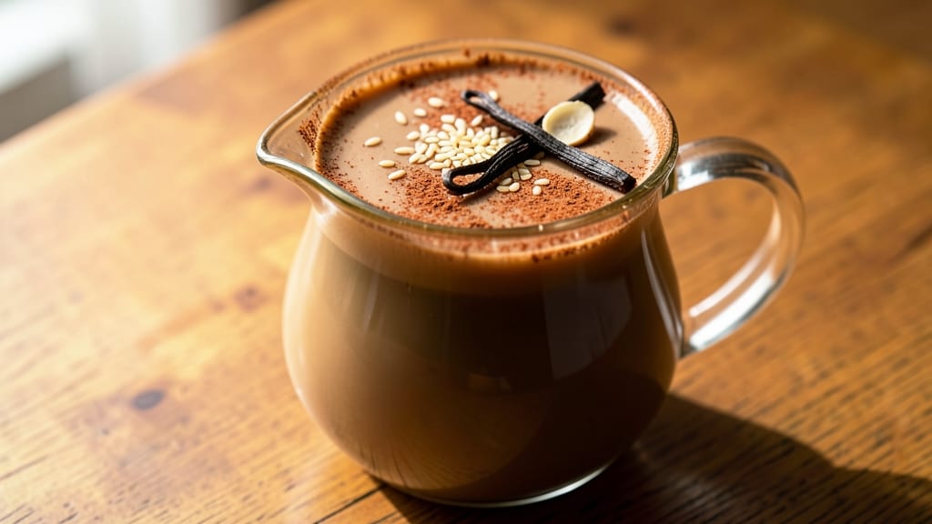 Black Bean Milk Korean Recipe: Iced Sweetness with Toasted Sesame Shine