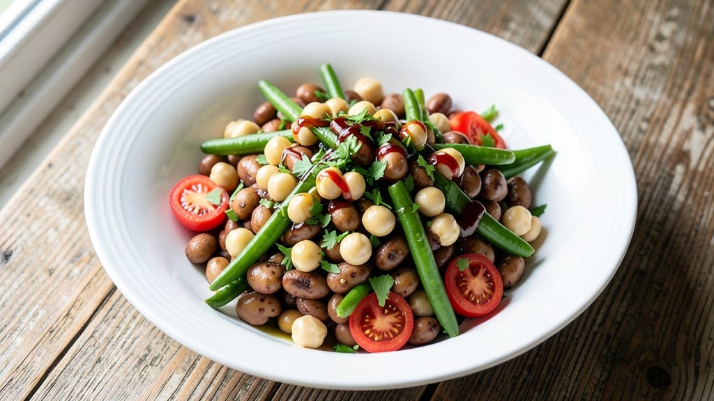 Basic Three Bean Salad Recipe: Crunchy, Creamy, and Pantry-Perfect in 15 Minutes