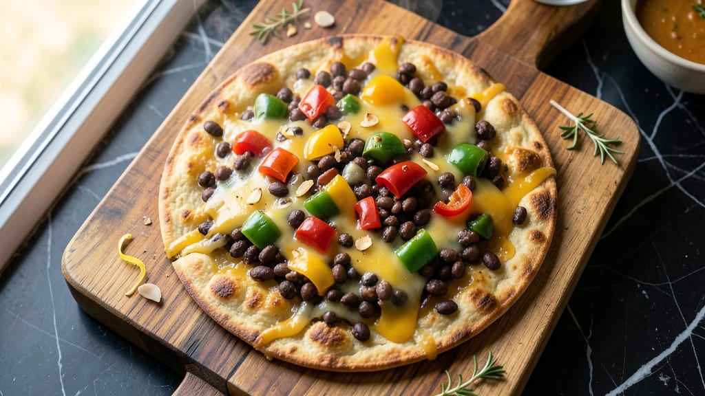 Black Bean and Pepper Quesadilla Recipe: Crispy Tortilla Wraps With Melty Cheese Rivers
