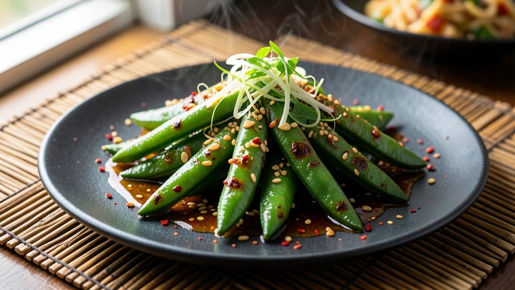 Asian Inspired Green Beans Recipe: Wok-Seared With Crispy Garlic and Chili Heat