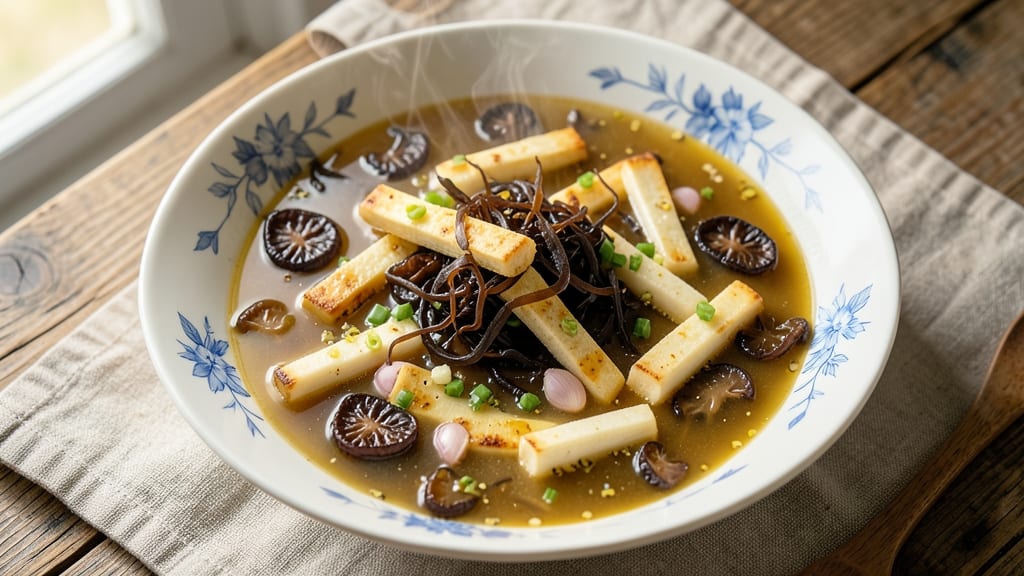 Bean Curd Stick Soup Recipe: Silky Broth With Crispy Topping Magic