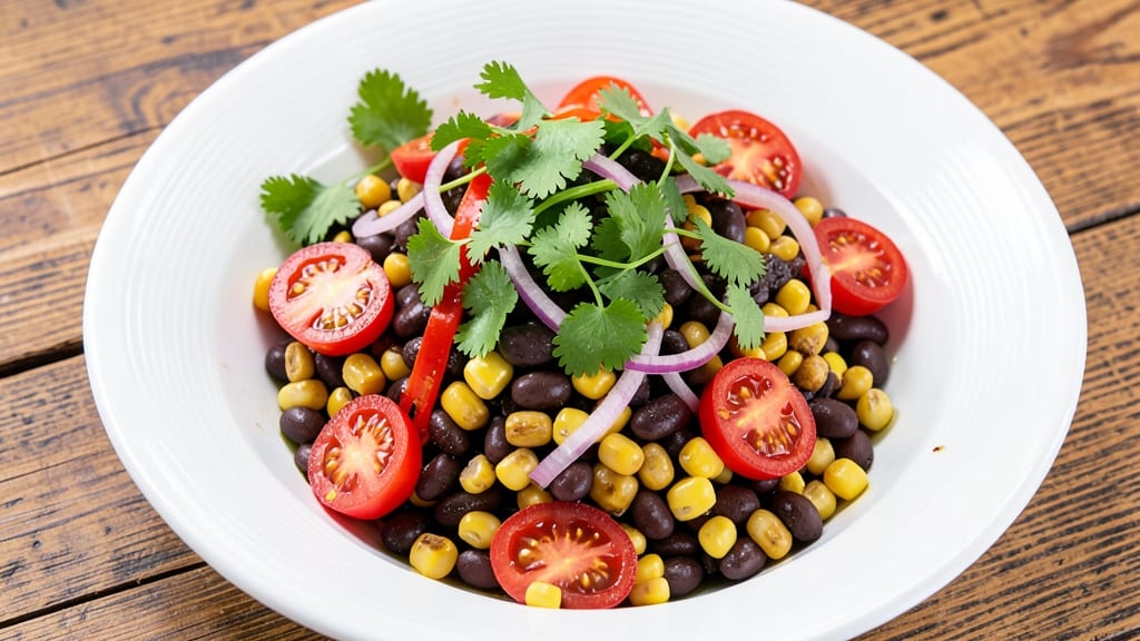 Black Bean Corn Tomato Salad Recipe: Zesty Lime and Cilantro Brightness