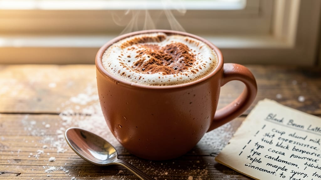 Black Bean Latte Recipe: Spiced Foam and Earthy Depth in Minutes