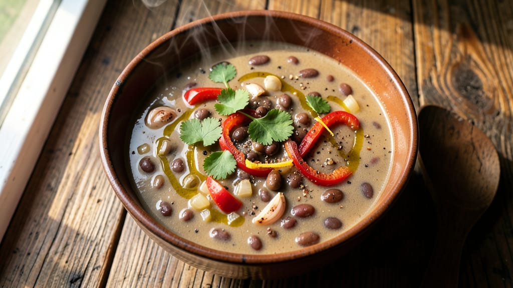 Amy's Black Bean Soup Recipe: Smoky Cumin and Lime Zest Brightness