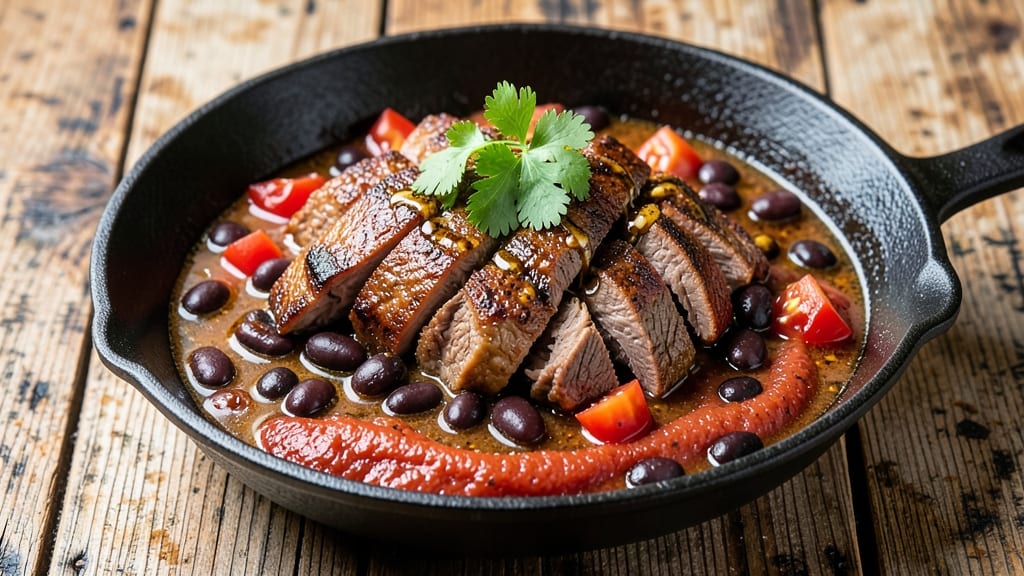 Beef and Black Bean Chilli Recipe: Deep-Smoky Spice with Textured Toppings