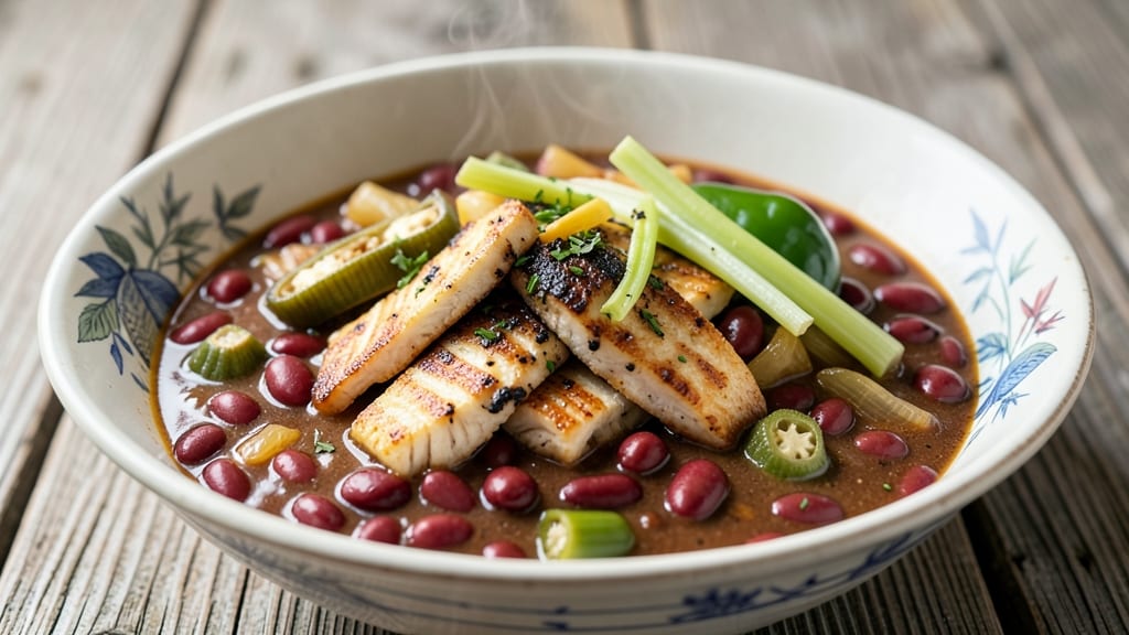Blue Runner Red Bean Gumbo Recipe: Smoky Cajun Spice and Okra Thickness