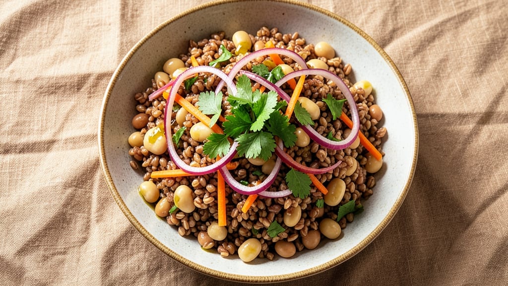 Barley Bean Salad Recipe: Crunchy Textures and Earthy Flavor Balance