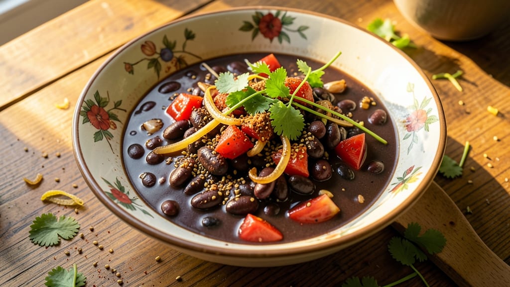Brazilian Black Bean Soup Recipe: Moosewood-Style Smoky Cumin Depth