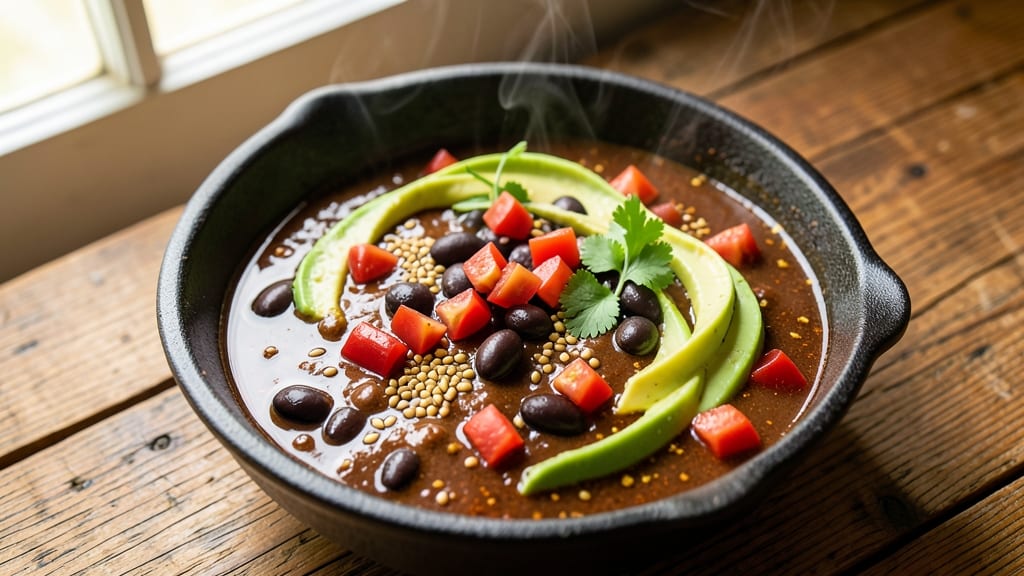 Amy's Black Bean Chili Recipe: Deep, Smoky Cumin Infusion With Tortilla Crunch