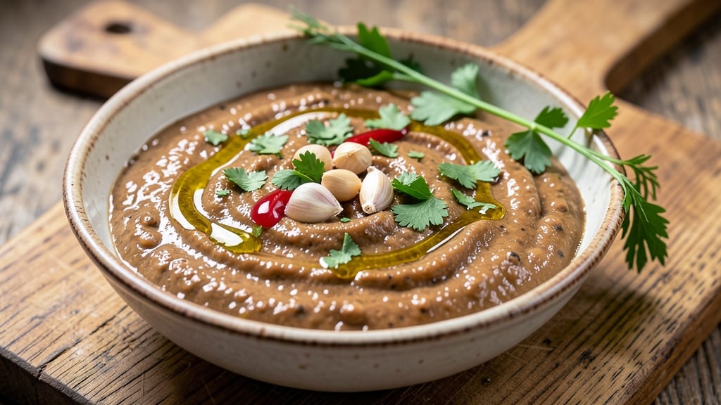 Broad Bean Dip Recipe: Silky Herbed Creaminess With Charred Toast Topping