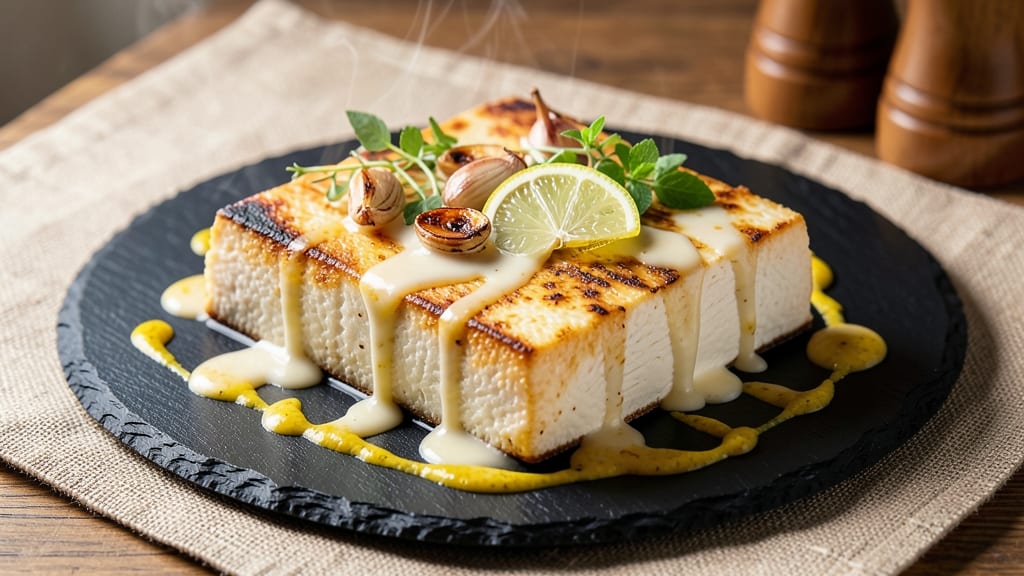 Bean Curd Tofu Recipe: Crispy Pan-Fried with Silky Coconut Curry Base