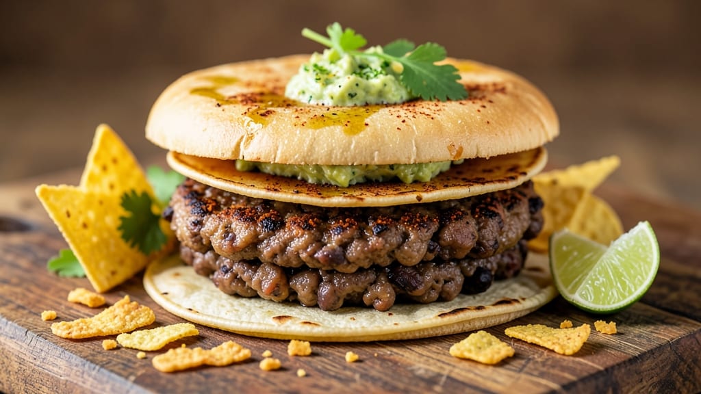 Black Bean and Rice Burger Recipe: Crispy Tortilla-Crusted Plant-Powered Stacks