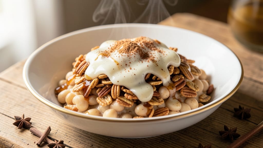 Bean Cereal Recipe: Crunchy Oats and Creamy Coconut Harmony