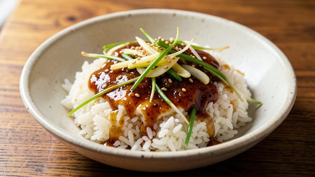 Bean Sprout Rice Recipe: Crispy-Topped Protein-Packed Bowl