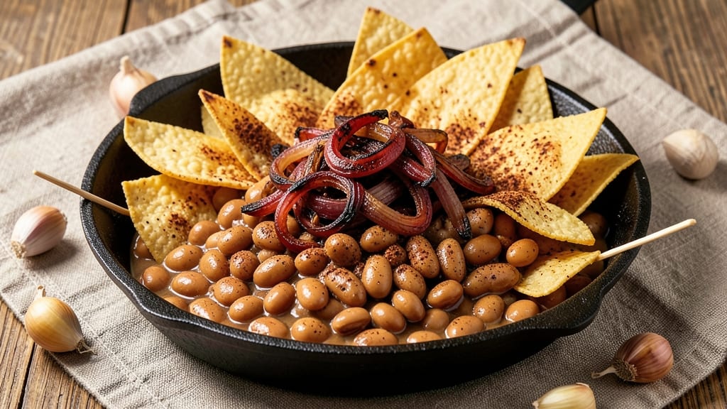 Bada Bean Bada Boom Copycat Recipe: Smoky Cumin-Crusted Beans With Charred Tortilla Crowns