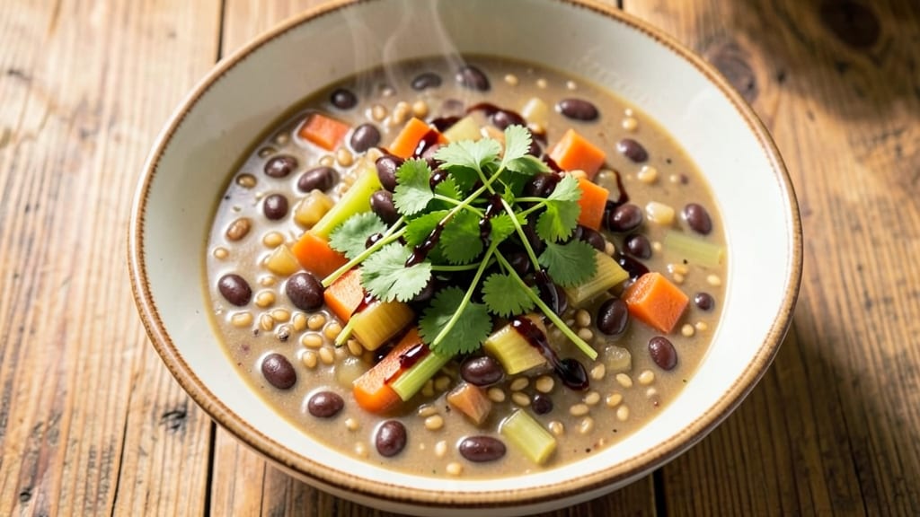 Black Bean and Barley Soup Recipe: Earthy Spice and Hearty Texture Simmered to Richness