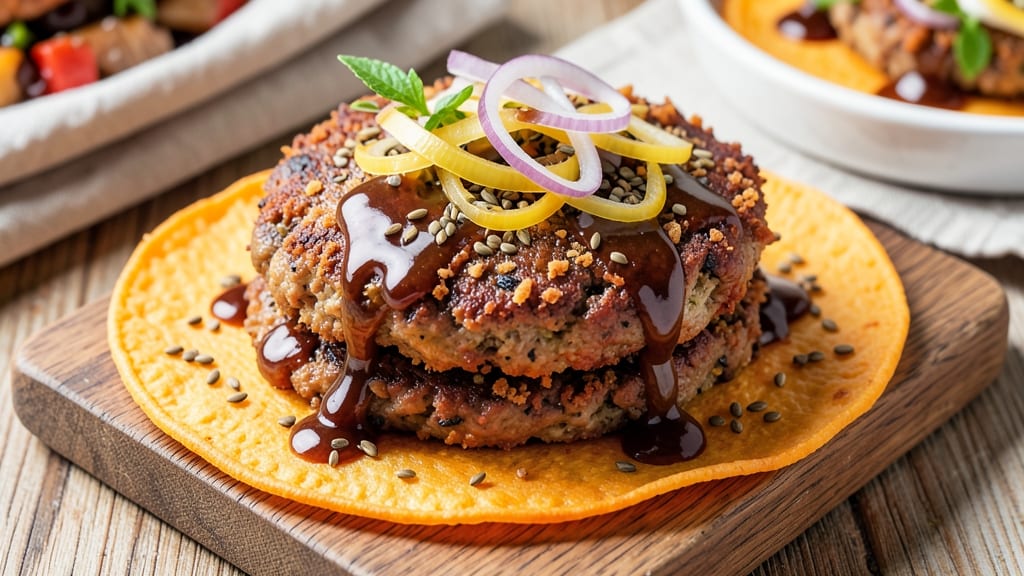 Bean Burger Patties Recipe: Crispy Tortilla-Crusted Plant-Based Power