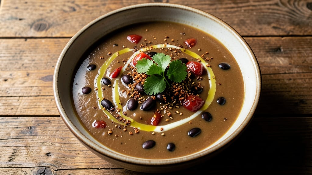 Jamie Oliver's Black Bean Soup Recipe: Spiced Tomato and Cumin Depth