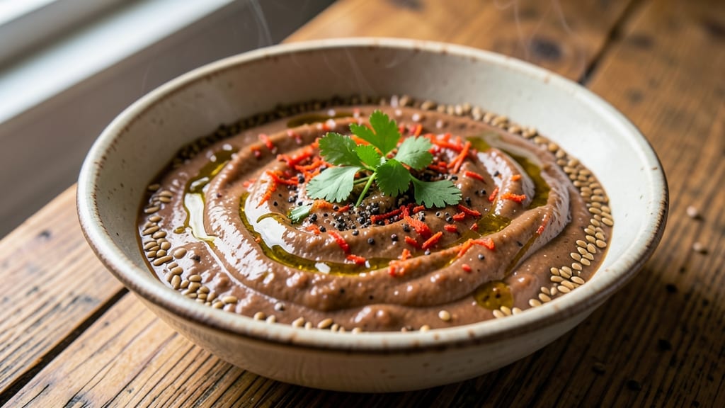 Bush's Black Bean Dip Recipe: Crunchy Tortilla Topping and Smoky Cumin Fusion