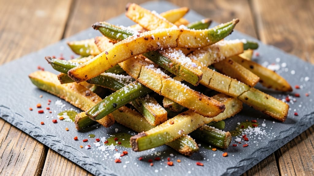 Baked Green Bean Fries Recipe: Crispy Crunch With Parmesan Zing