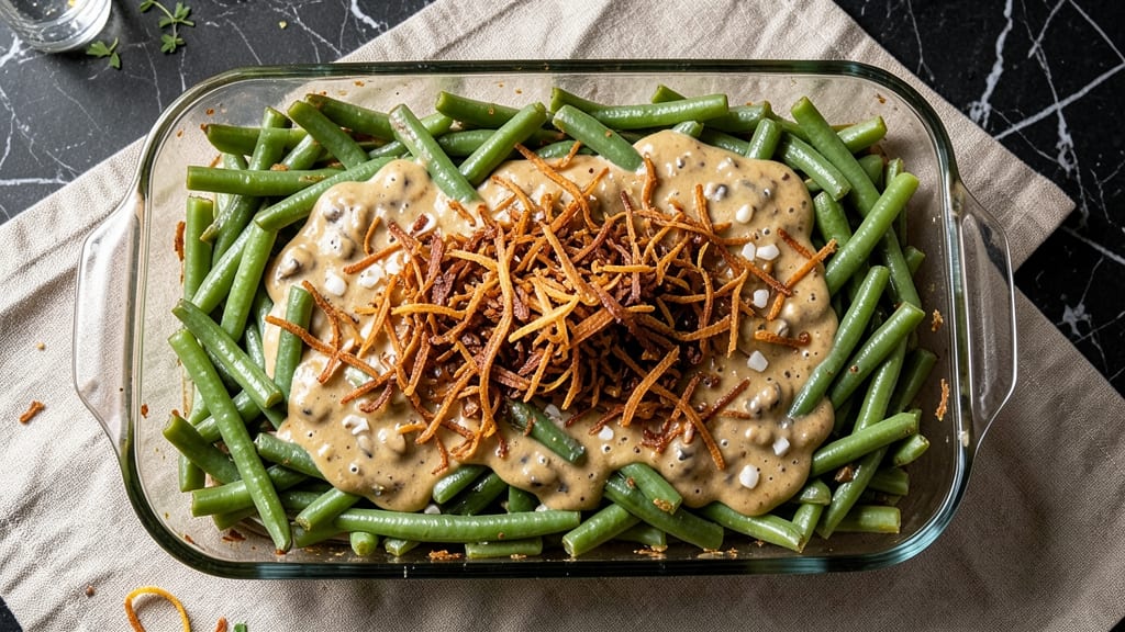 8x8 Green Bean Casserole Recipe: Classic Comfort With Crispy Topping Secrets