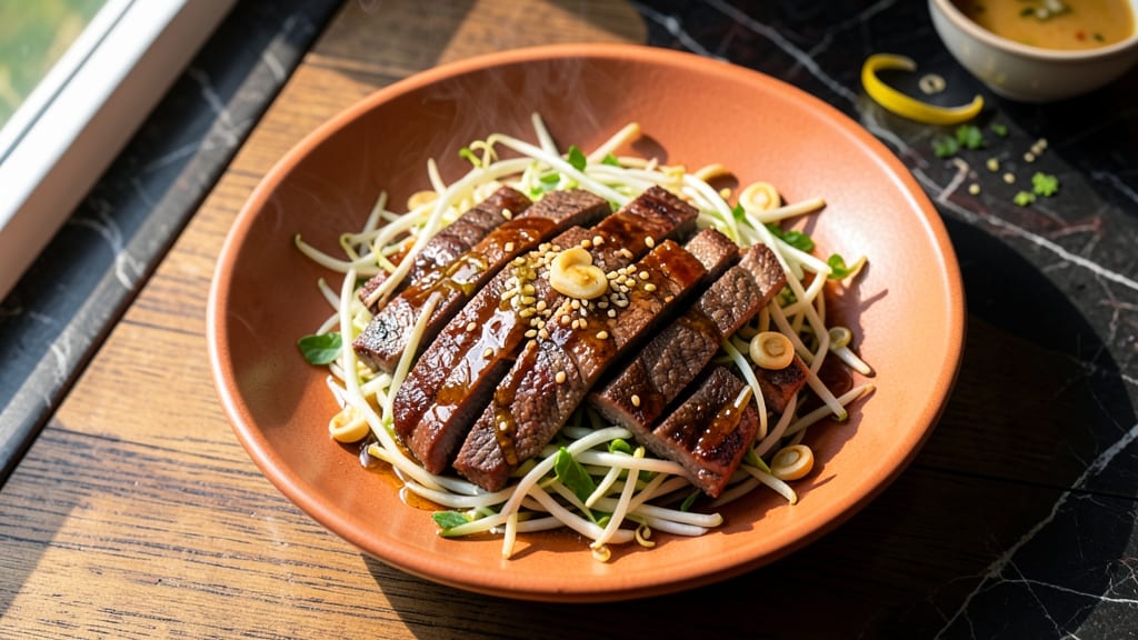 Beef Stir Fry With Bean Sprouts Recipe: Wok-Heated Crisp-Tender Bites in 25 Minutes