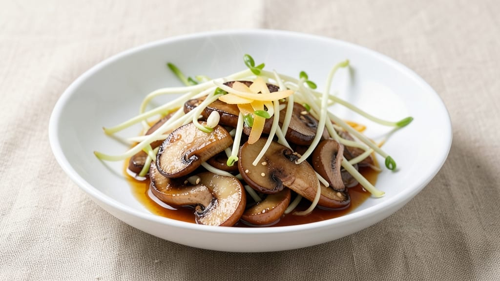 Bean Sprouts and Mushrooms Recipe: Crisp-Tender Stir-Fry with Garlic Ginger Zing