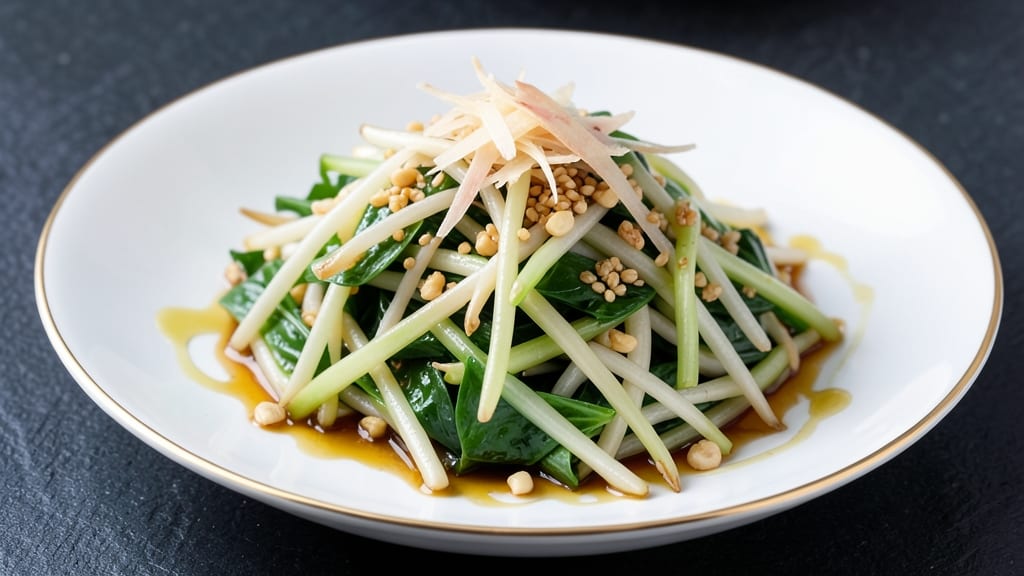 Bean Sprouts Recipe Chinese Style: Lightly Blanched with Garlic and Ginger Zest