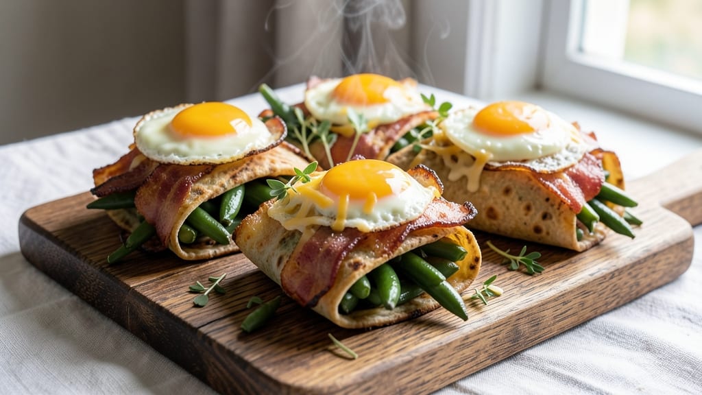 Bacon Green Bean Bundles Pioneer Woman Recipe: Crispy Tortilla Crowns With Smoky Cheese Rivers