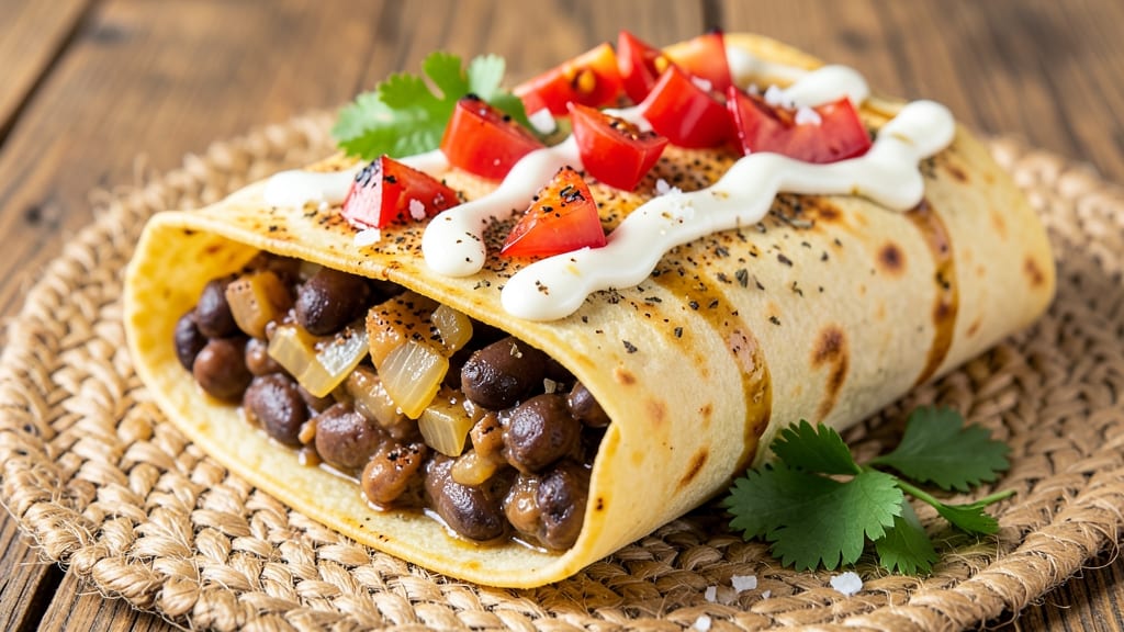 Authentic Mexican Bean Burrito Recipe: Crispy Tortilla Wraps Stuffed With Smoky Cumin Beans