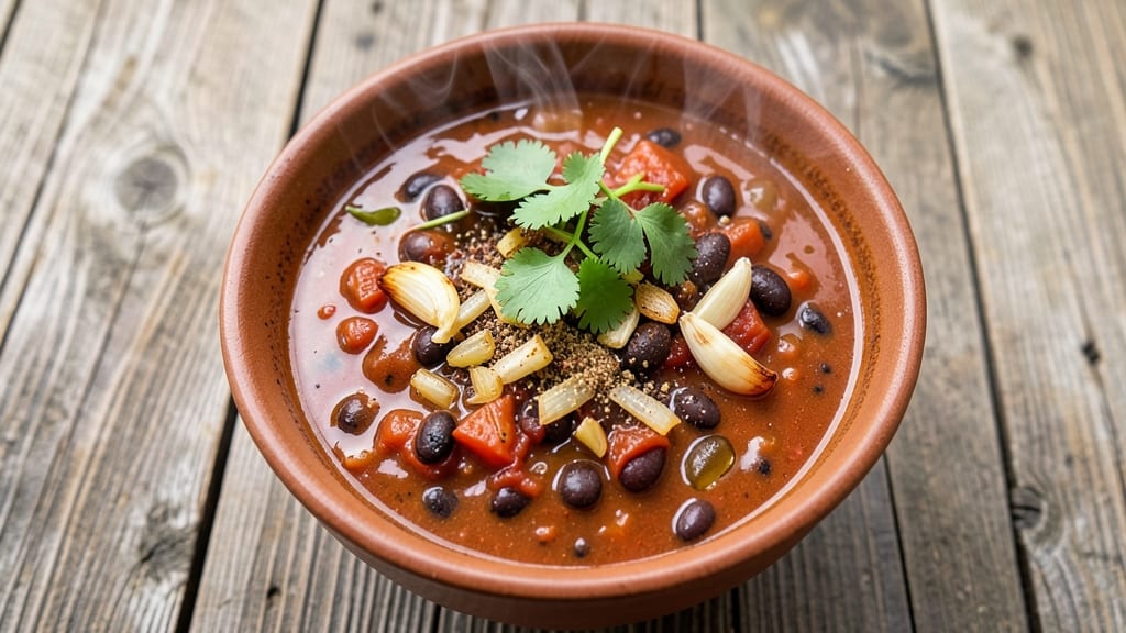 Black Bean Soup Recipe With Rotel Tomatoes: Rotel-Infused Spice and Tortilla Crunch Combo