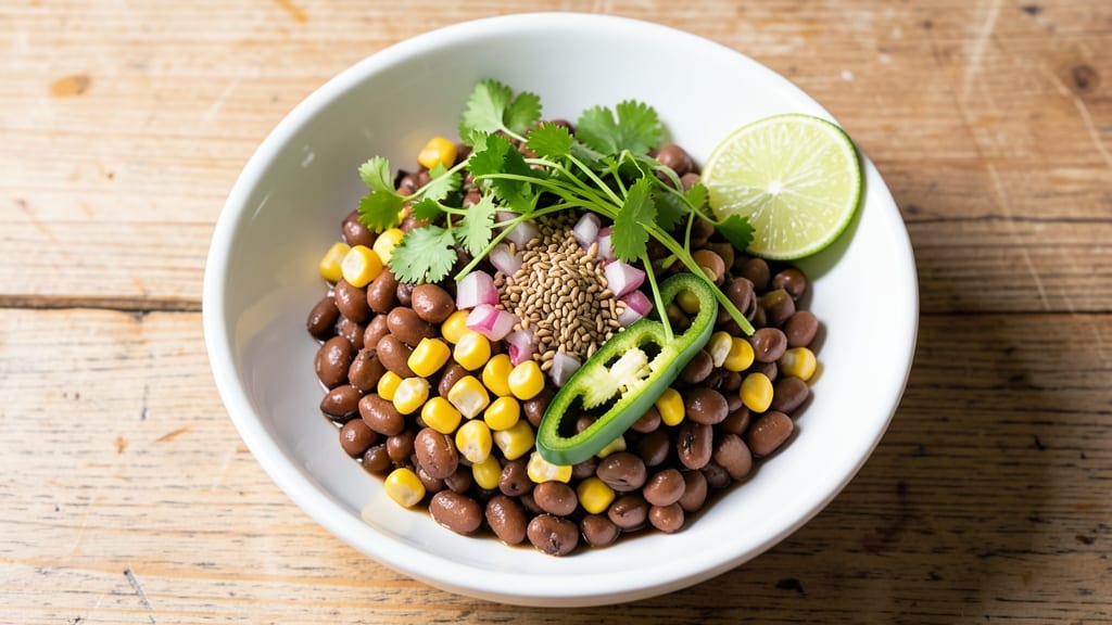 Black Bean Corn Cilantro Salsa Recipe: Bright and Crunchy Freshness in Minutes