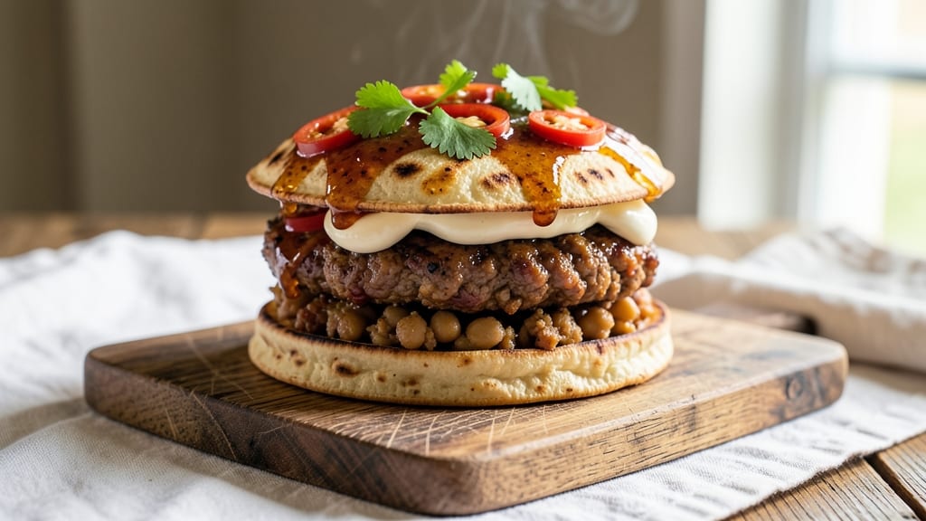 BBQ Bean Burgers Recipe: Smoky Spiced Patties With Charred Tortilla Crunch