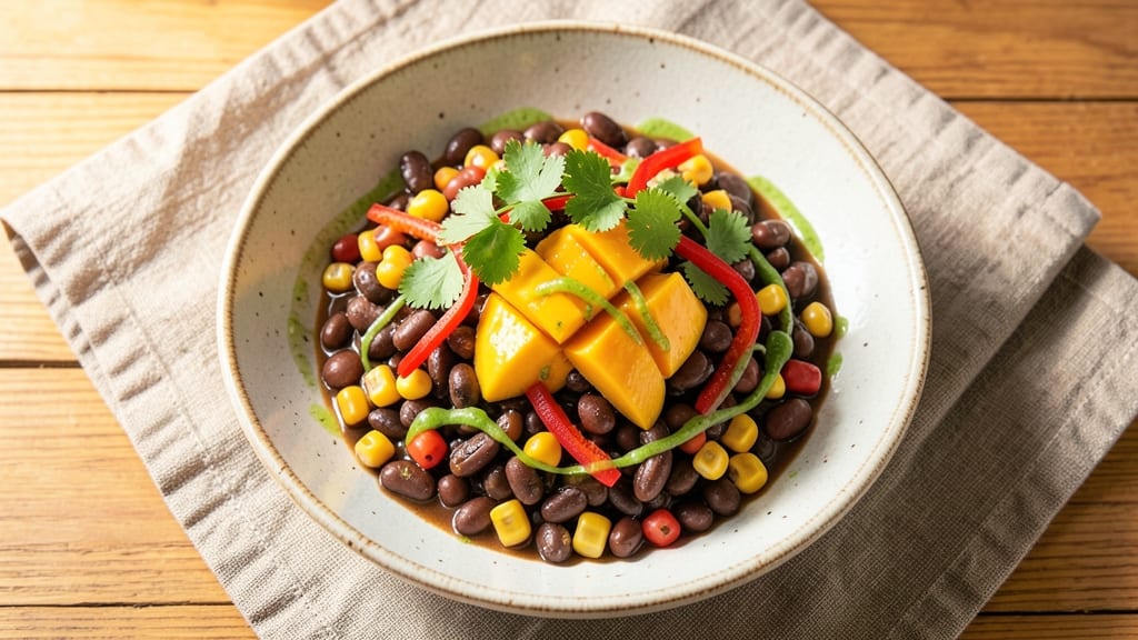 Black Bean, Corn, and Mango Salad Recipe: Tropical Crunch With Citrus-Kissed Freshness