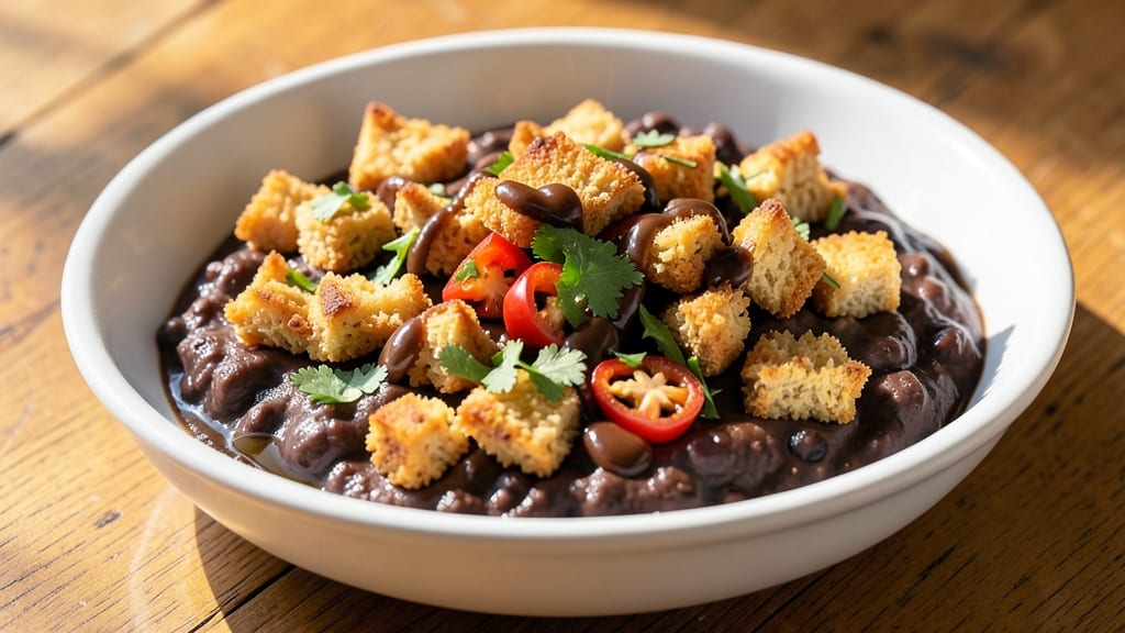 Black Bean Crumbles Recipe: Crispy Tortilla-Crusted Plant-Based Protein