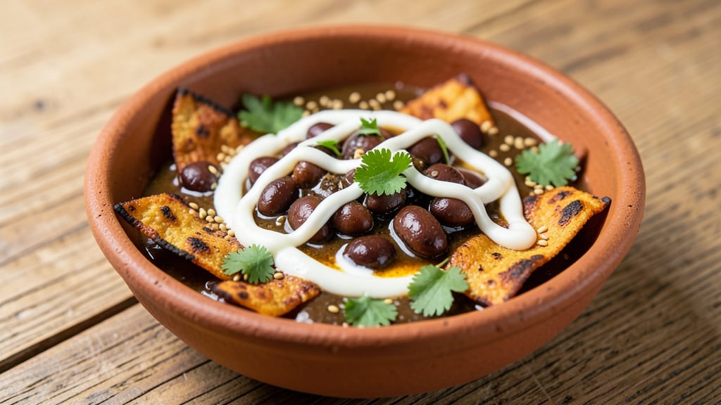 Black Bean Gravy Recipe Indian: Smoky Cumin and Charred Tortilla Fusion Magic