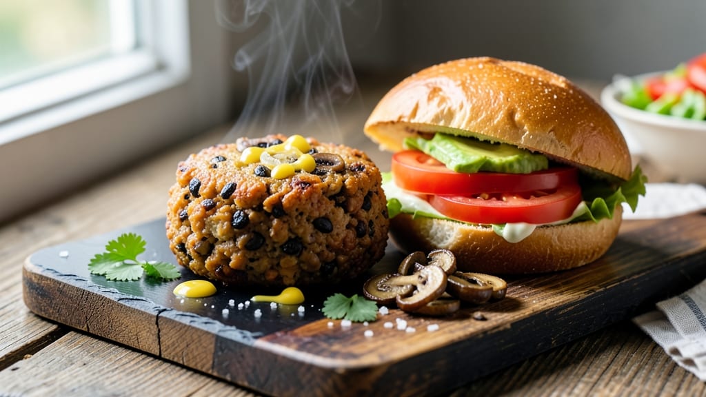 Basic Bean Burgers Recipe: Mushroom Umami Boosts Every Bite