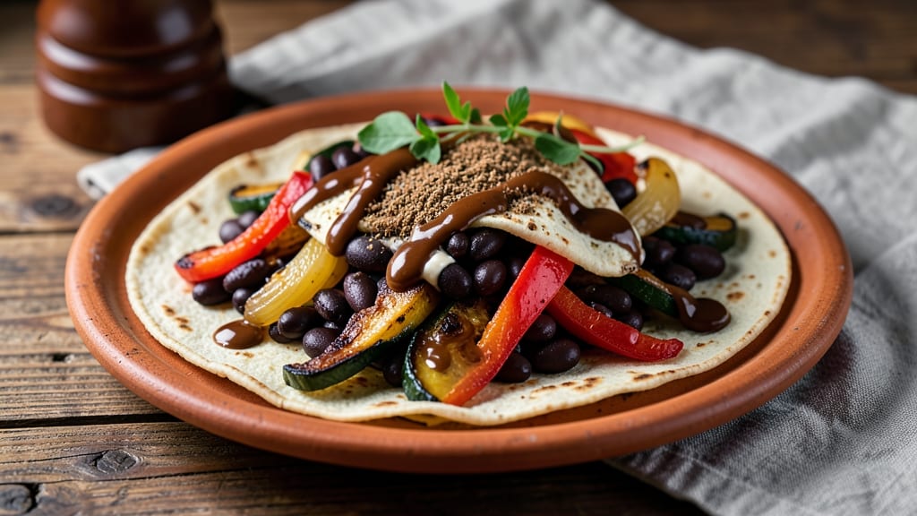 Bean and Vegetable Burrito Recipe: Crispy Tortilla Crunch Meets Hearty Filling Fusion
