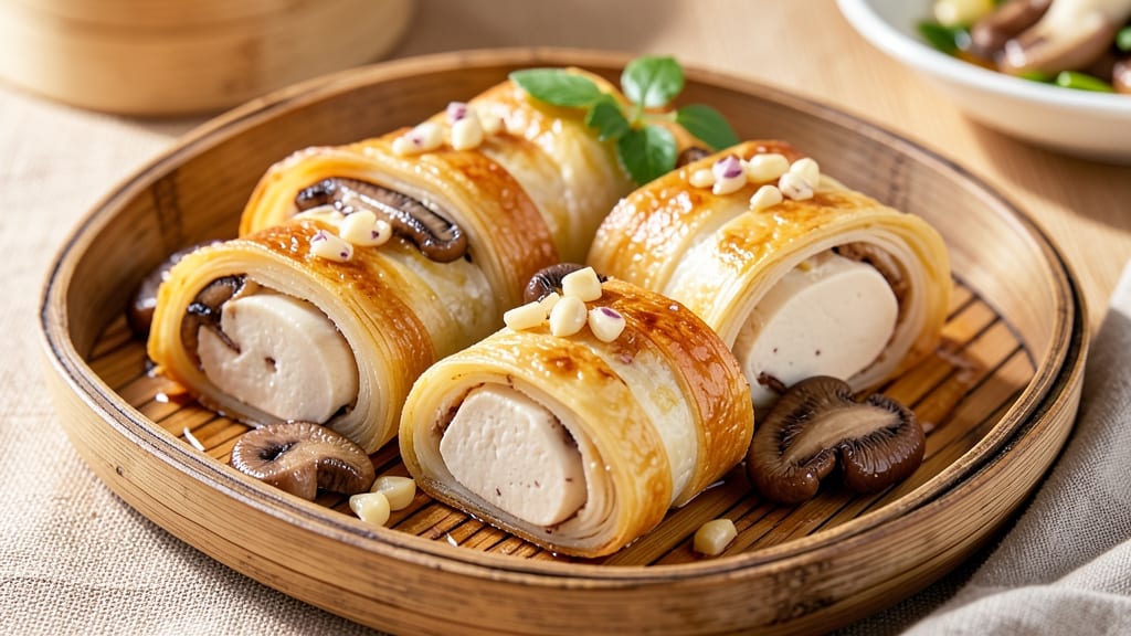 Bean Curd Roll Dim Sum Recipe: Silky Wrapped Delight With Crispy Edges