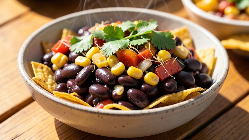Bush's Black Bean and Corn Salsa Recipe: Charred Tortilla Crunch With Zesty Lime Kick