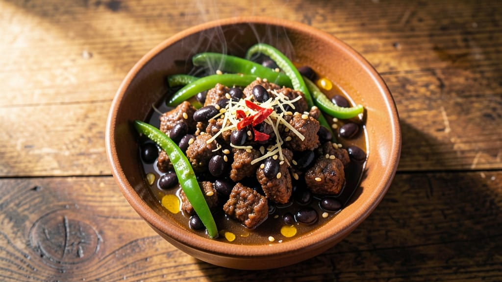 Beef Green Pepper Black Bean Sauce Recipe: Umami Bomb With Three-Ingredient Simplicity