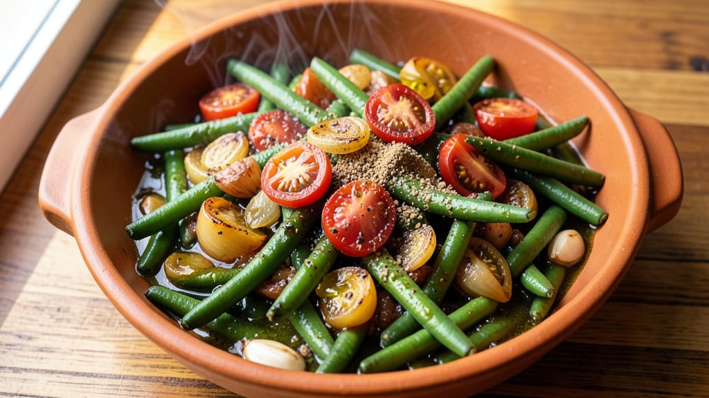 Authentic Mexican Green Beans Recipe: Charred Tortilla Crunch and Lime Zest Fusion