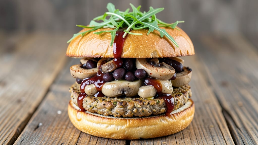 Black Bean and Mushroom Veggie Burger Recipe: Umami-Rich, Hold-Together Patty Magic