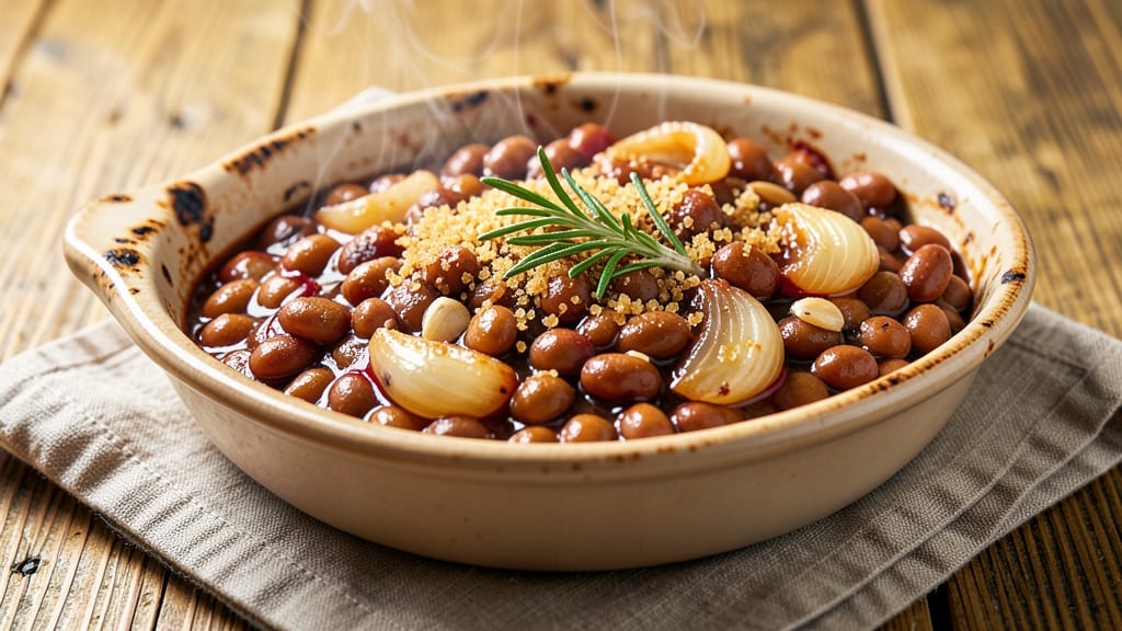 Baked Beans Recipe Using Canned Beans and Brown Sugar: Slow-Simmered Caramelized Sweetness