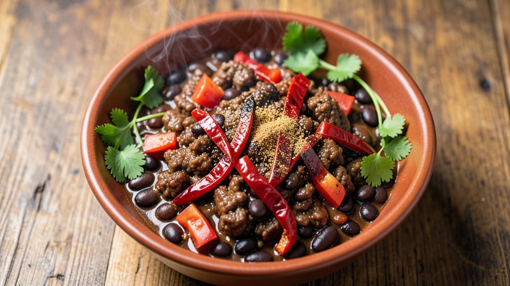 Black Bean Chili Con Carne Recipe: Deep-Smoked Spice with Meat and Bean Harmony