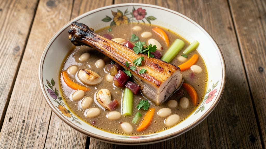 Bean Soup Recipe With Leftover Ham Bone: Rich Bone Broth Depth From Pantry Staples
